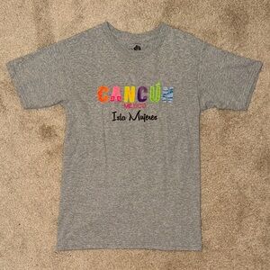 Gray Kids Cancun Graphic T-Shirt